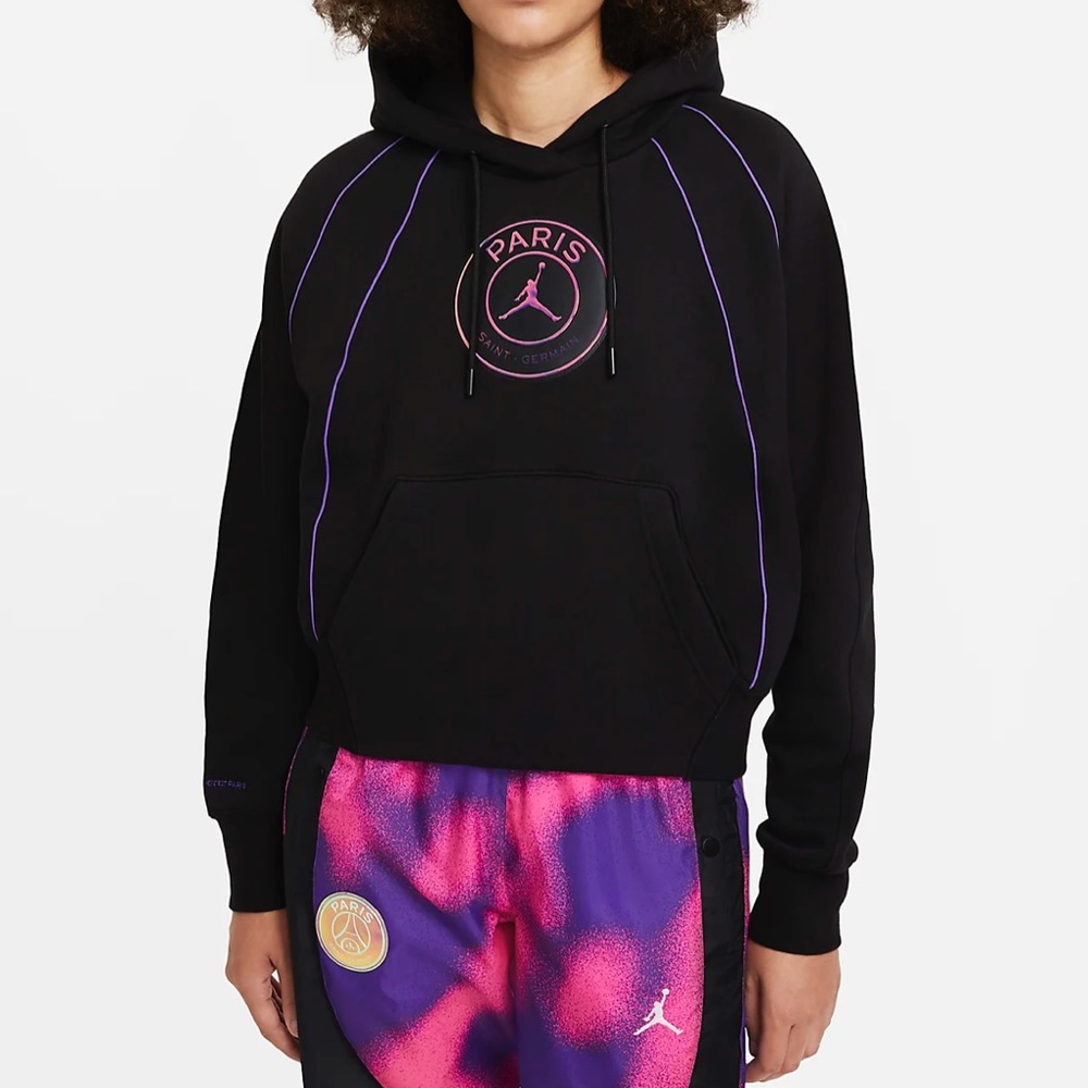 Paris Saint German Hoodie | NEW with tag | Size (S) Color: Black and Purple